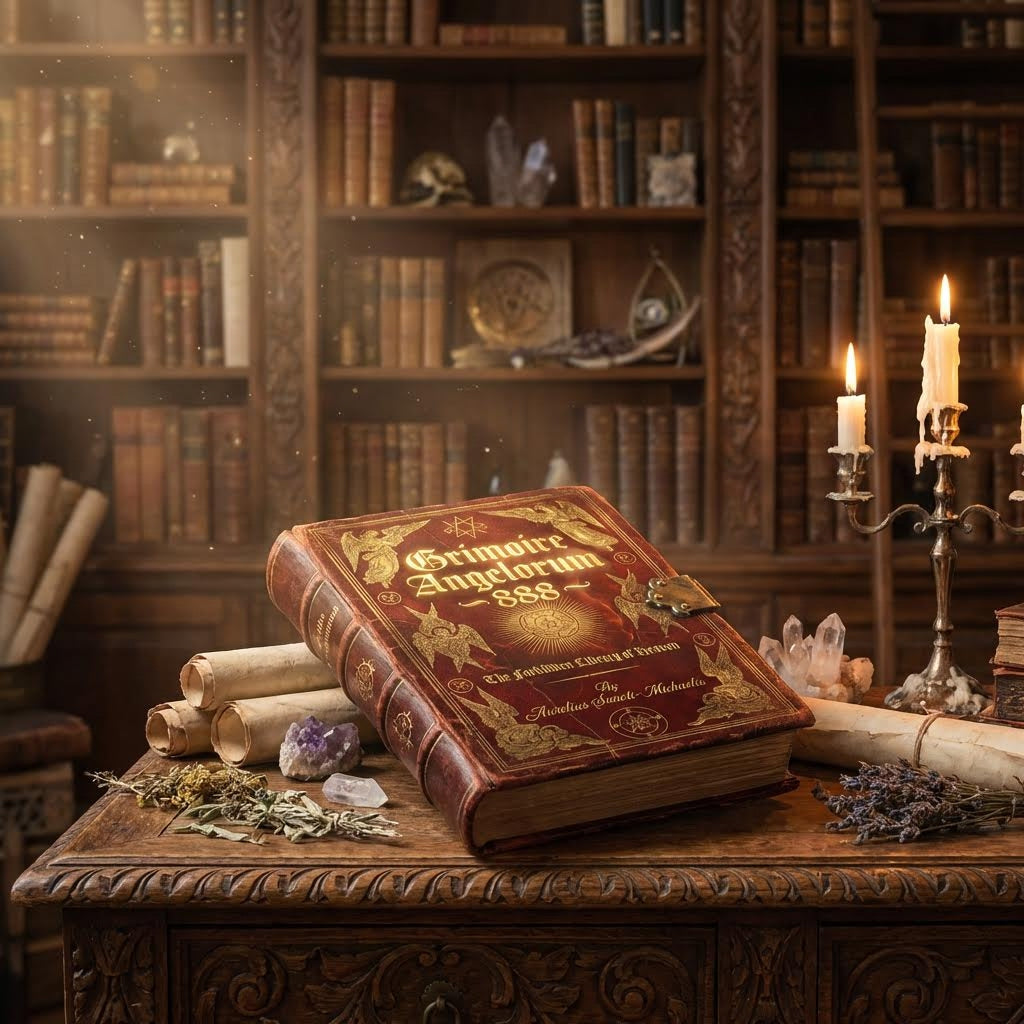 GRIMOIRE ANGELORUM 888 – The Forbidden Library of Heaven -  Limited Collector’s Edition