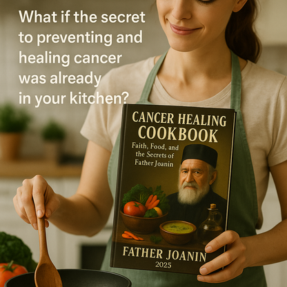 Cancer healing cookbook. Faith. Food and the Secrets of Father Joanin - LIMITED EDITION