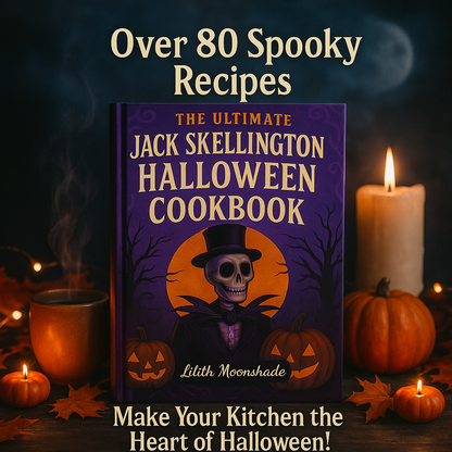 🎃 The Ultimate Jack Skellington Halloween Cookbook 🎃by Lilith Moonshade. COLLECTION LIMITED EDITION