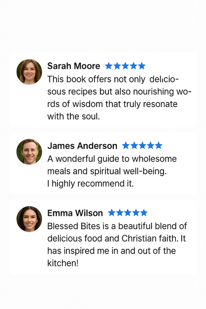 Blessed Bites: Food That Heals. Faith That Sustains.- Limited Edition